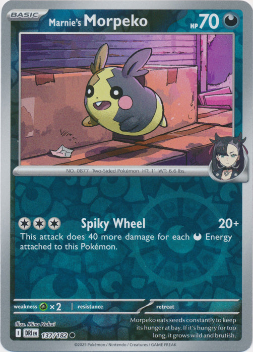 Marnie's Morpeko - 137/182 - Common - Reverse Holo