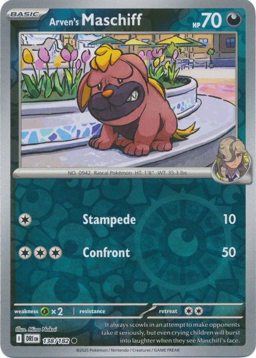Arven's Maschiff - 138/182 - Common - Reverse Holo