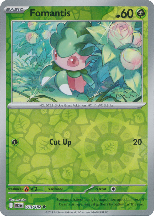 Fomantis - 013/182 - Common - Reverse Holo