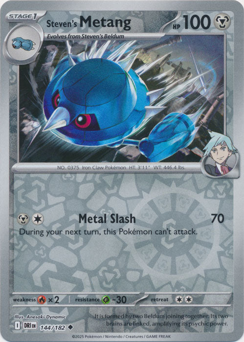 Steven's Metang - 144/182 - Uncommon - Reverse Holo