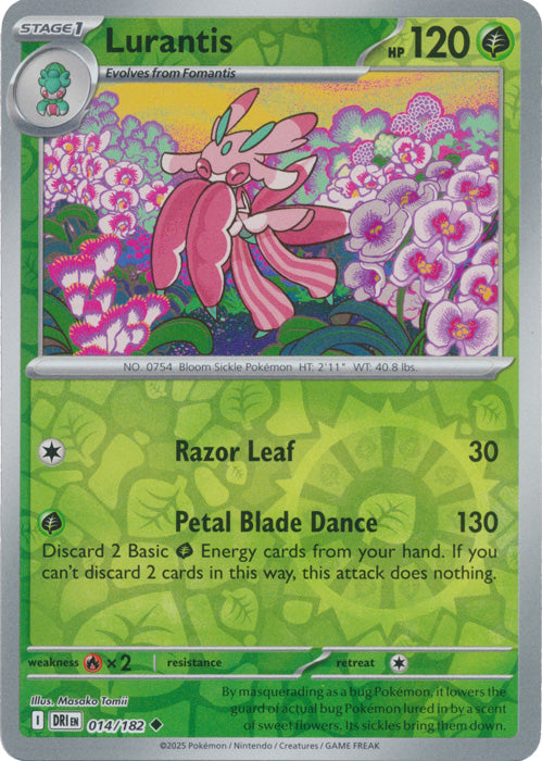 Lurantis - 014/182 - Uncommon - Reverse Holo