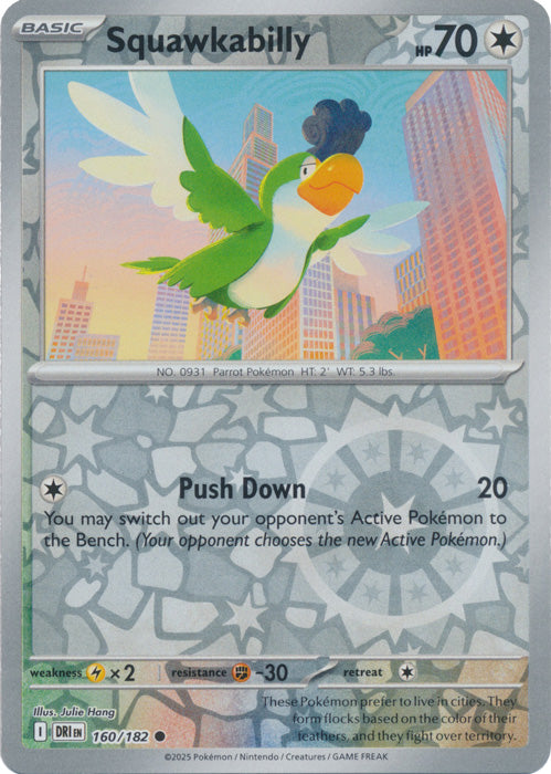 Squawkabilly - 160/182 - Common - Reverse Holo