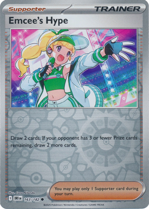 Emcee's Hype - 163/182 - Common - Reverse Holo