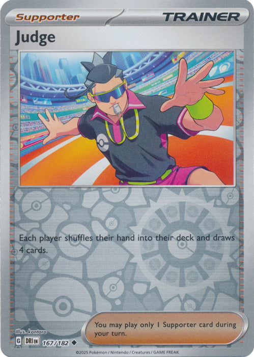 Judge - 167/182 - Uncommon - Reverse Holo