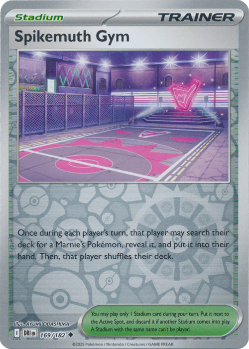 Spikemuth Gym - 169/182 - Uncommon - Reverse Holo