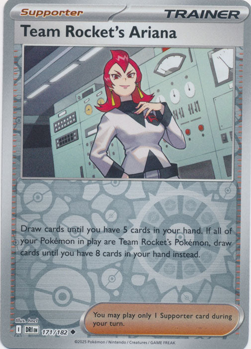 Team Rocket's Ariana - 171/182 - Uncommon - Reverse Holo