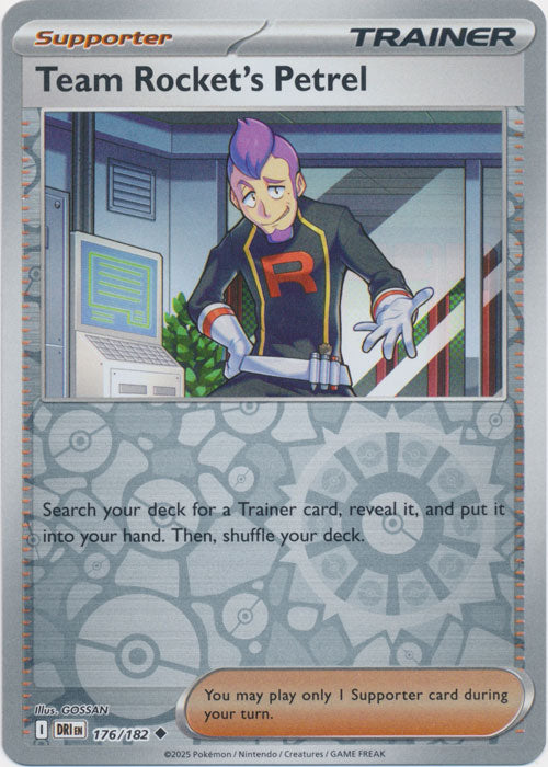 Team Rocket's Petrel - 176/182 - Uncommon - Reverse Holo