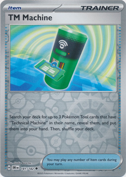 TM Machine - 181/182 - Uncommon - Reverse Holo