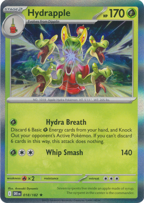 Hydrapple - 018/182 - Rare