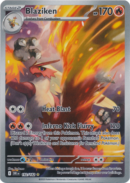 Blaziken - 192/182 - Illustration Rare