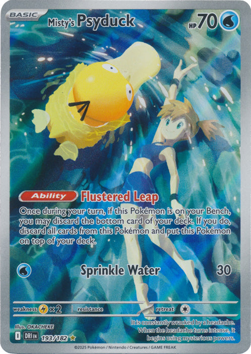Misty's Psyduck - 193/182 - Illustration Rare