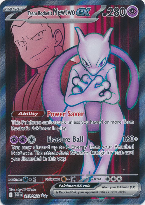 Team Rocket's Mewtwo ex - 213/182