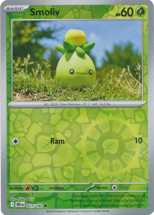 Smoliv - 021/182 - Common - Reverse Holo