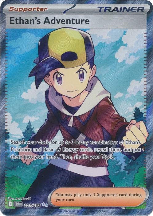 Ethan's Adventure - 221/182 - Full Art Ultra Rare