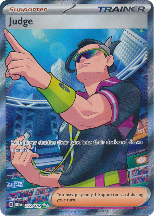 Judge - 222/182 - Full Art Ultra Rare