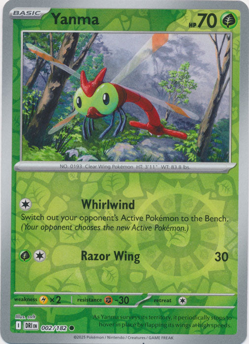 Yanma - 002/182 - Common - Reverse Holo