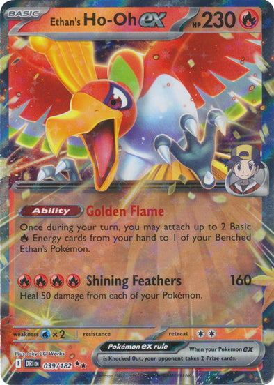 401 Games Canada - Ethan's Ho-Oh ex - 039/182 - Double Rare 401 Games Canada - Ethan's Ho-Oh ex - 039/182 - Double Rare