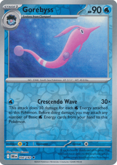 Gorebyss - 056/182 - Rare - Reverse Holo