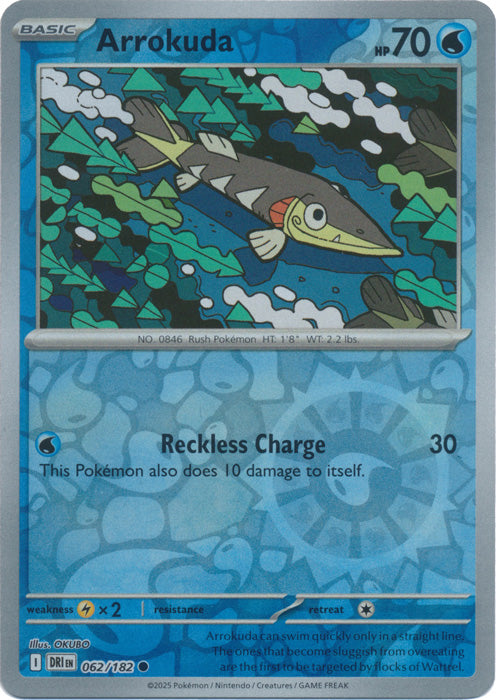Arrokuda - 062/182 - Common - Reverse Holo