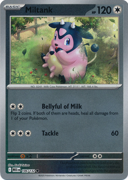 miltank pokemon card 401 Games Canada - Miltank - 106/132 - Common
