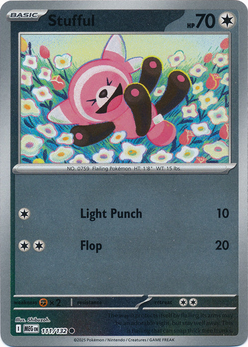 Stufful - 111/132 - Common - Reverse Holo