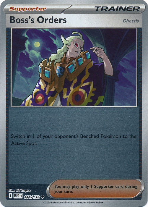 Boss's Orders [Ghetsis] - 114/132 - Uncommon - Reverse Holo