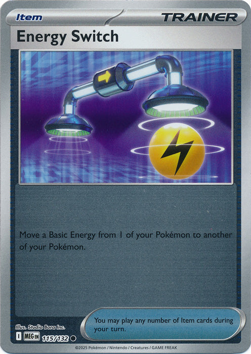 Energy Switch - 115/132 - Common - Reverse Holo