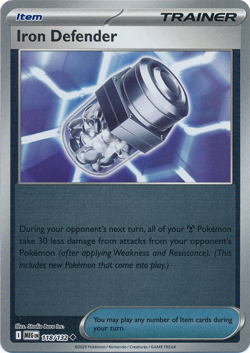 Iron Defender - 118/132 - Uncommon - Reverse Holo
