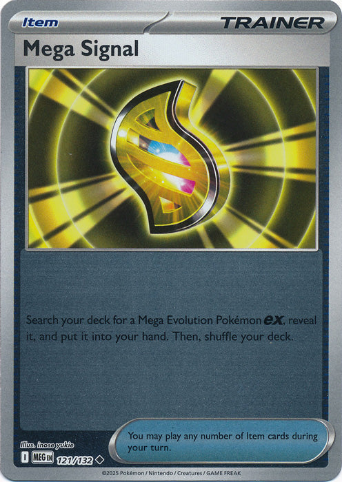 Mega Signal - 121/132 - Uncommon - Reverse Holo