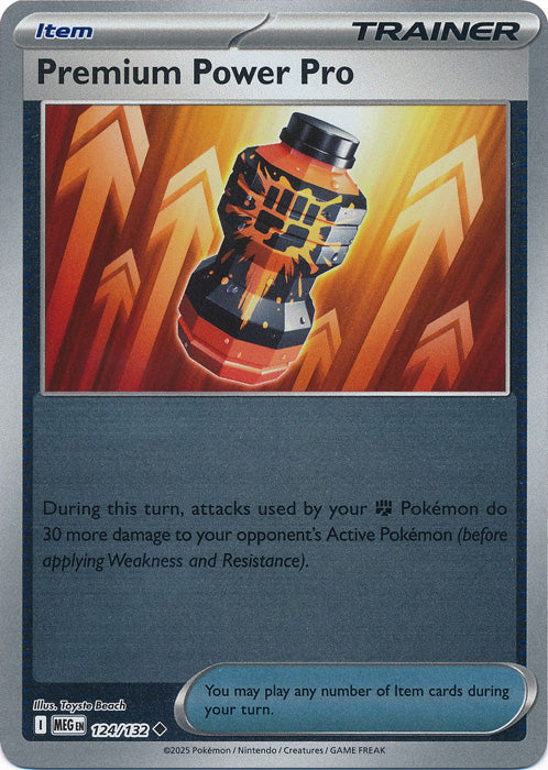 Premium Power Pro - 124/132 - Uncommon - Reverse Holo