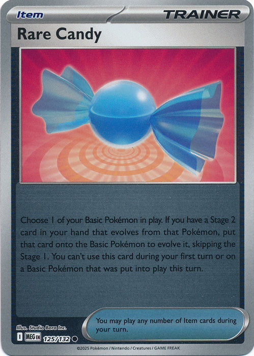 Rare Candy - 125/132 - Common - Reverse Holo