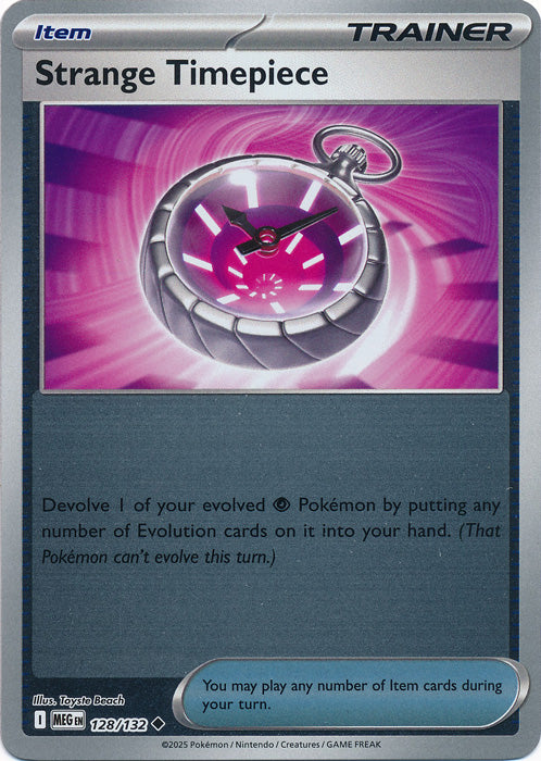 Strange Timepiece - 128/132 - Uncommon - Reverse Holo