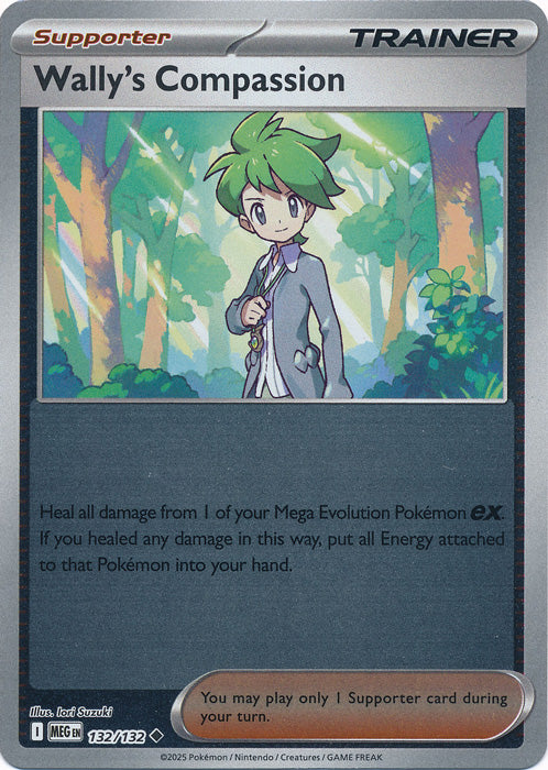 Wally's Compassion - 132/132 - Uncommon - Reverse Holo
