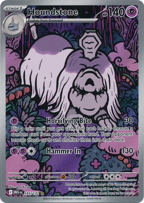 Houndstone - 145/132 - Illustration Rare