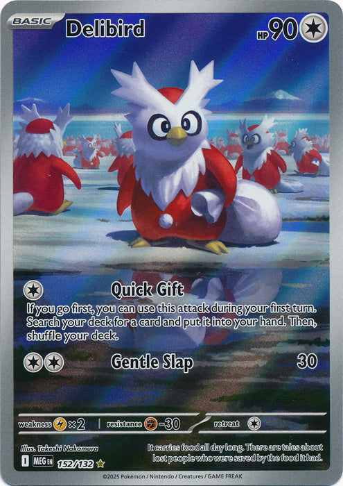Delibird - 152/132 - Illustration Rare