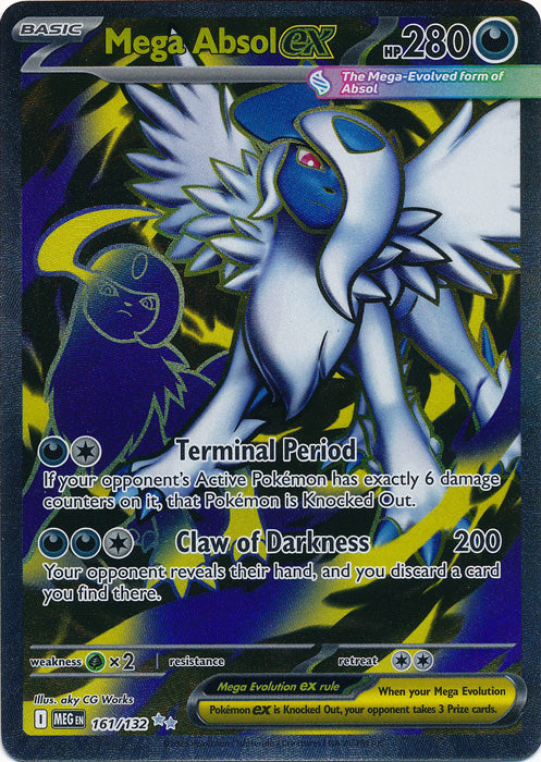 401 Games Canada - Mega Absol ex - 161/132 - Full Art Ultra Rare