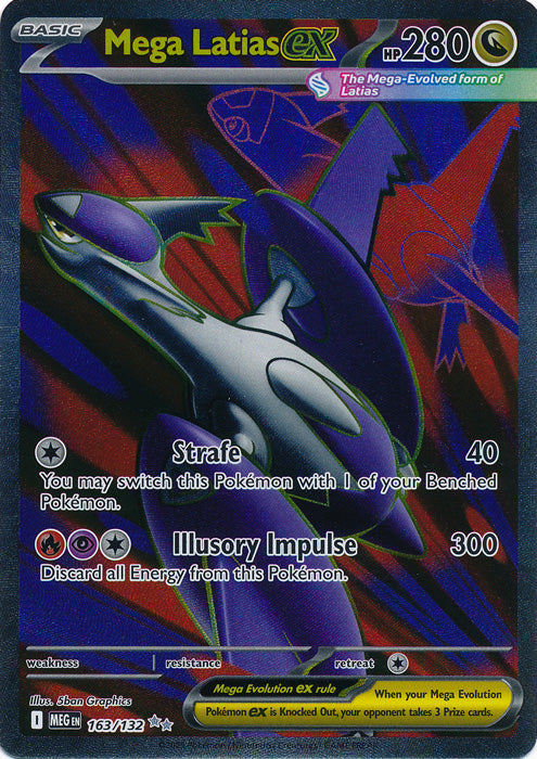 Mega Latias ex - 163/132 - Full Art Ultra Rare