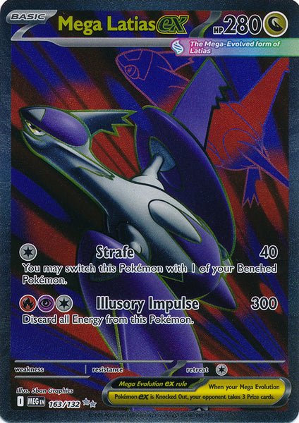 401 Games Canada - Mega Latias ex - 163/132 - Full Art Ultra Rare 401 Games Canada - Mega Latias ex - 163/132 - Full Art Ultra Rare