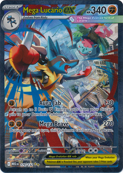 Mega Lucario ex - 179/132 - Special Illustration Rare