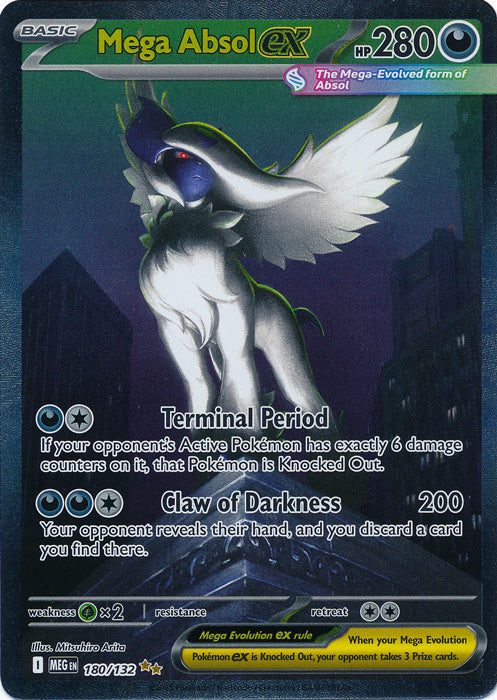 Mega Absol ex - 180/132 - Special Illustration Rare