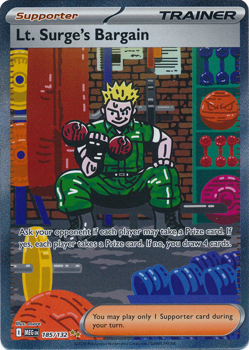 Lt. Surge's Bargain - 185/132 - Special Illustration Rare
