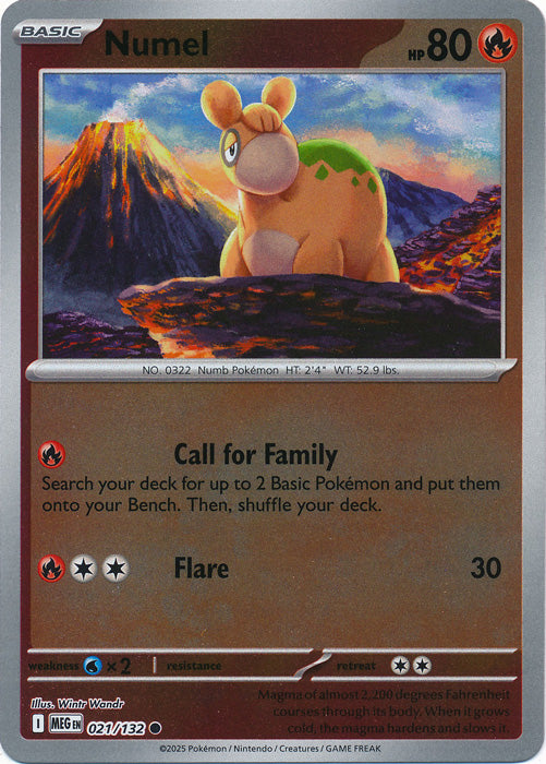 Numel - 021/132 - Common - Reverse Holo