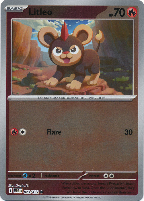 Litleo - 023/132 - Common - Reverse Holo