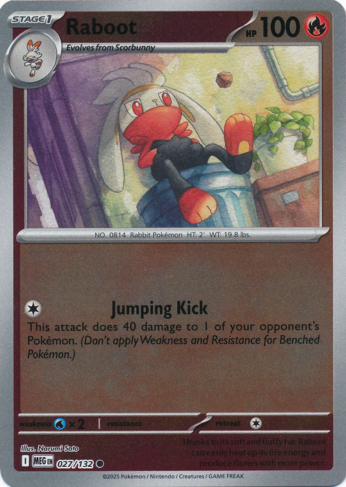 Raboot - 027/132 - Common - Reverse Holo
