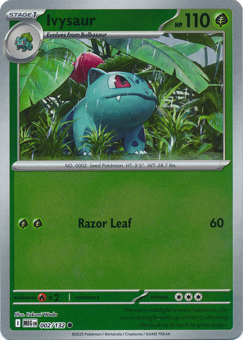 Ivysaur - 002/132 - Common - Reverse Holo