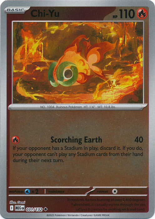 Chi-Yu - 031/132 - Uncommon - Reverse Holo