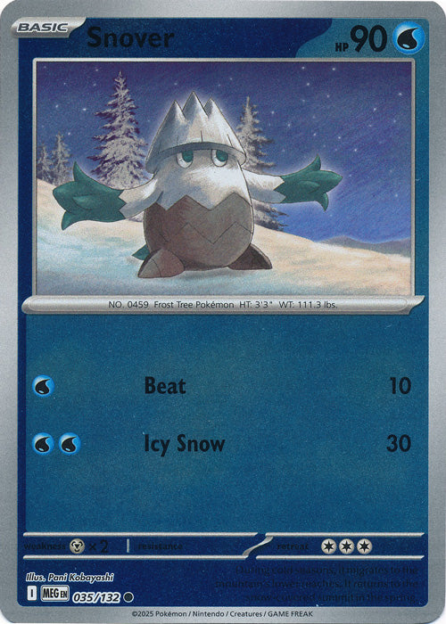 Snover - 035/132 - Common - Reverse Holo