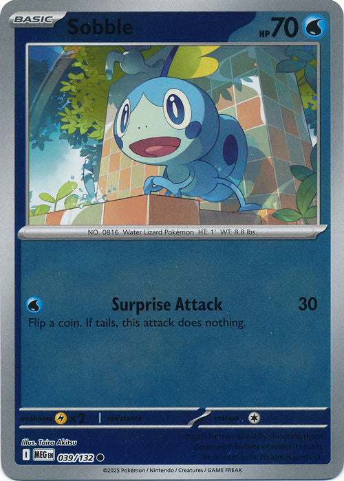 Sobble - 039/132 - Common - Reverse Holo