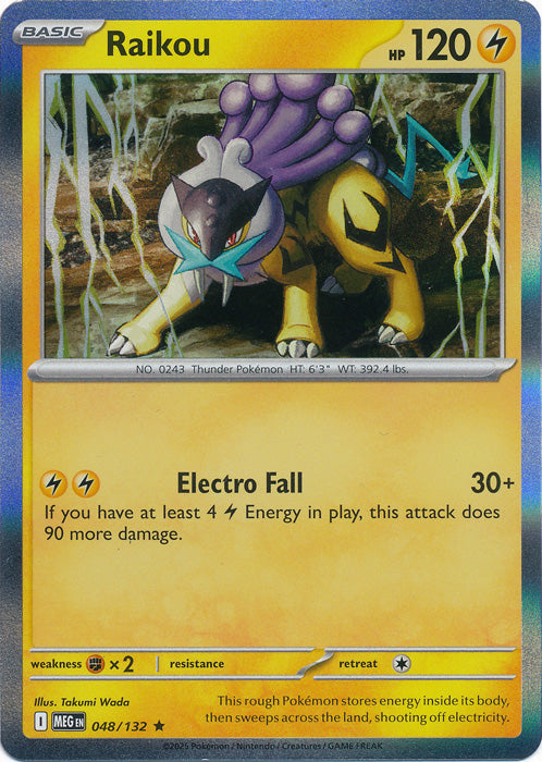 Raikou - 048/132 - Rare