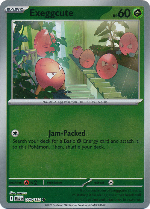 Exeggcute - 004/132 - Common - Reverse Holo